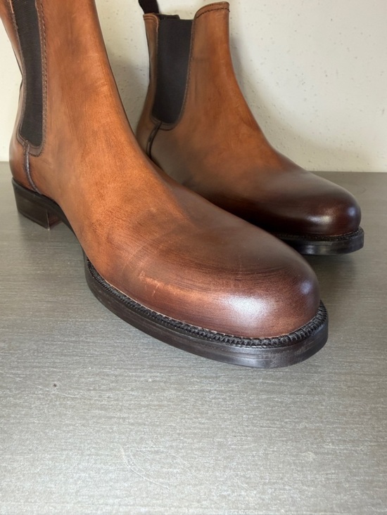 Bruno Magli Ponzi Mens Size 13 M Italian Calfskin Leather Chelsea Boots - New main image 12